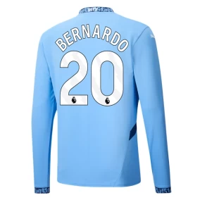 Manchester City Bernardo Hjemmedrakt 2024/2025 Langermet